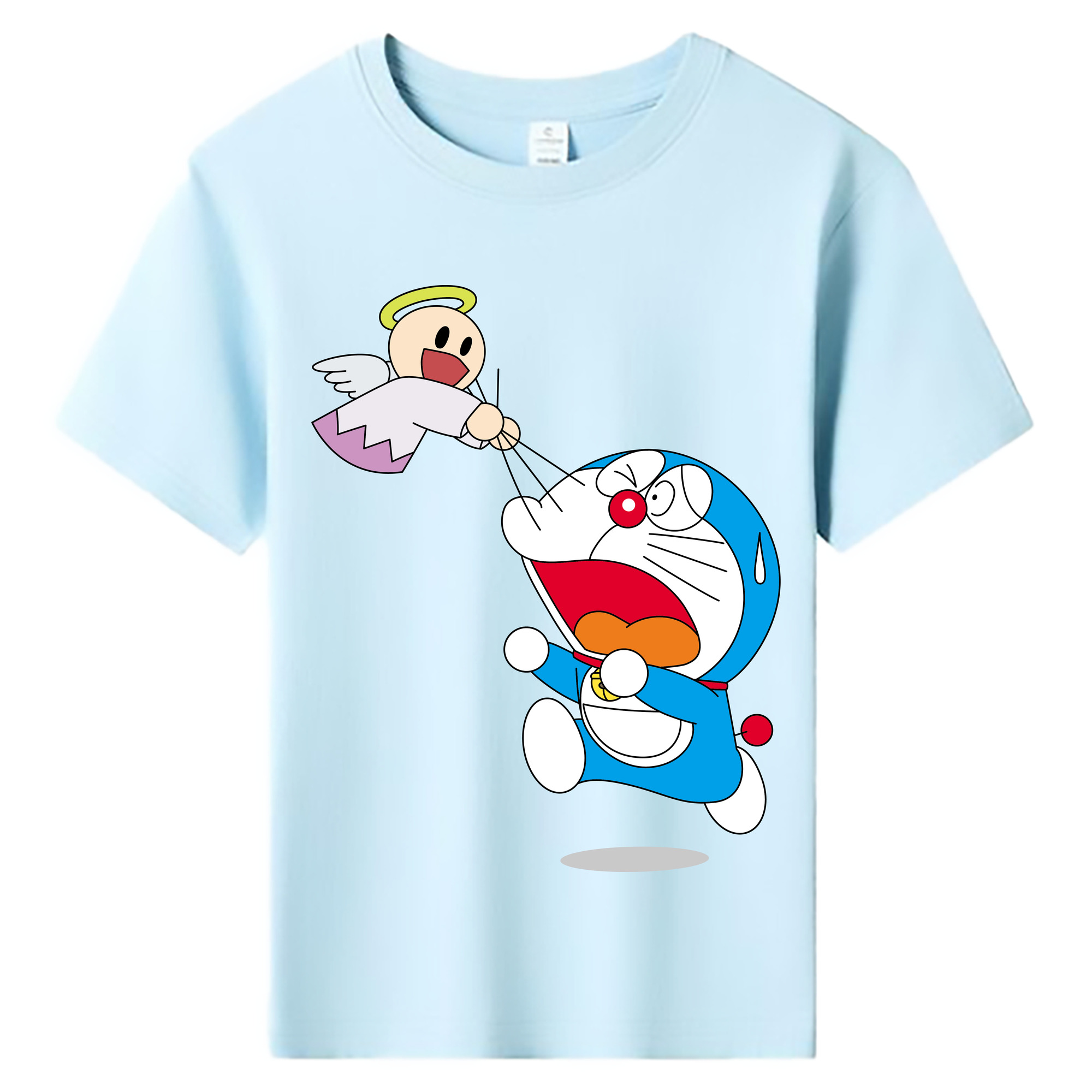 （画像用） ドラえもん Doraemon 綿100％キッズTシャツ（フロントプリント）